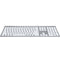 Macally Ultra Slim USB Wired Keyboard (Space Gray)