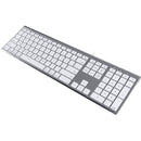 Macally Ultra Slim USB Wired Keyboard (Space Gray)