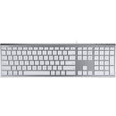 Macally Ultra Slim USB Wired Keyboard (Space Gray)