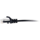 C2G RJ45 Male to RJ45 Male Slim Cat 6 Patch Cable (2', Black)