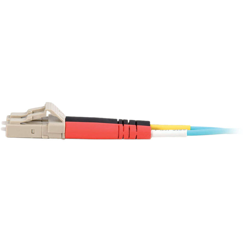 C2G LC to SC Male 50/125 Duplex Multi-Mode OM3 Fiber Optic Cable (1.6', Aqua, Riser)