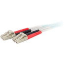 C2G 50/125 LC Male to LC Male Multimode Fiber Optic OM4 Cable (82')