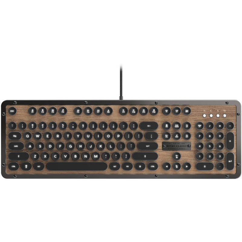 AZIO Retro Classic USB Backlit Mechanical Keyboard (Elwood)