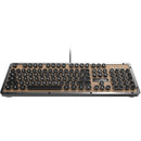 AZIO Retro Classic USB Backlit Mechanical Keyboard (Elwood)