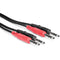 Hosa Technology Dual 1/4" TRS Male to Dual 1/4" TRS Male Stereo Audio Cable (13')