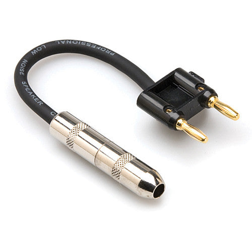 Hosa Technology BNP116BLK Phone to Dual Banana Adapter