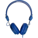 HamiltonBuhl Favoritz TRRS Headset with In-Line Mic for Mobile Devices (Blue)