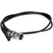Hosa Technology 3.5mm Mini Angled Male to XLR Male Cable - 5'
