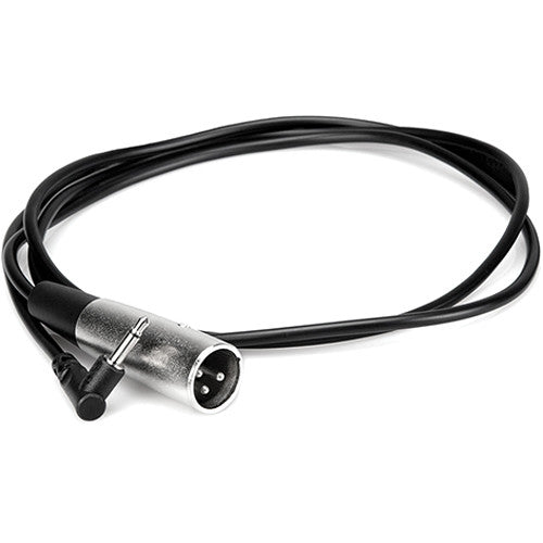 Hosa Technology 3.5mm Mini Angled Male to XLR Male Cable - 5'