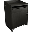 Middle Atlantic L2 Series Lectern with Connectivity (Grained Ebony Ash)