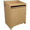 Middle Atlantic L2 Series Lectern with Connectivity (Knotted Maple)