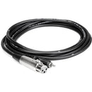 Hosa Technology XLR Female to RCA Male Audio Interconnect Cable - 10'