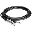 Hosa Technology Stereo 1/4" Male to XLR Female Cable - 5