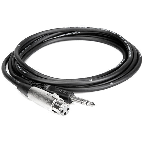 Hosa Technology Stereo 1/4" Male to XLR Female Cable - 5
