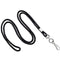 IDP 1/8" Round Braid Non-Breakaway Lanyard (Black, 100-Pack)