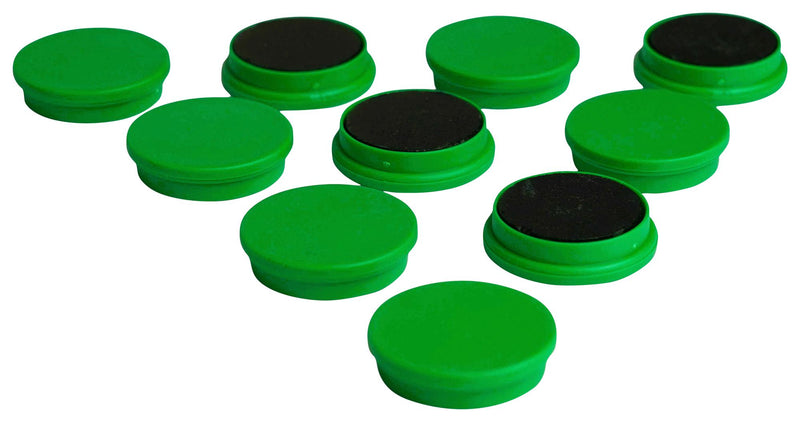 ECLIPSE MAGNETICS RM768/G Marker Magnet, Ferrite, 30 mm Diameter x 7mm Height, Green
