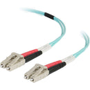C2G 50/125 LC Male to SC Male Multimode Fiber Optic OM4 Cable (23')