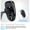 Naztech MagBuddy Wireless Charger Desk Mount (Black)