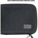 USA GEAR H Series Hardshell Electronics Carry Case with Accessory Pocket (Black, 7.5 x 5.5 x 1.5")