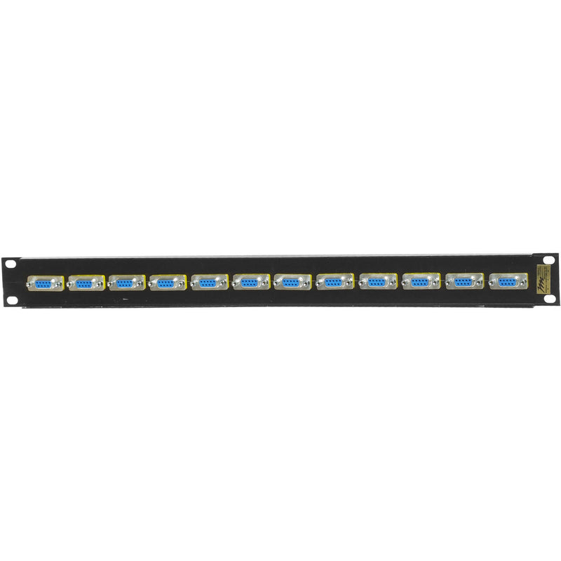 TecNec 12-Point 9-Pin Sub-D Female Patch Bay