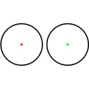 Barska 1x30 Tactical Electrosight (Red-Green 5 MOA Dot Reticle, Matte Black)