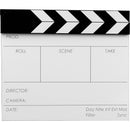 Birns & Sawyer Economy Production Slate with Black and White Clapper Sticks for Dry-Erase Markers