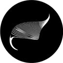 Rosco Waves B/W Breakup Glass Gobo (A Size)