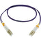 Camplex OM4 Premium Bend Tolerant Multimode Duplex LC to LC Fiber Patch Cable (3.3', Purple)