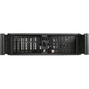 iStarUSA D-300-FS 3U Compact Stylish Rackmountable Chassis (Red Bezel)