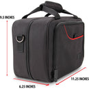 USA GEAR Adjustable Case for Projector (Red)