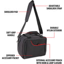 USA GEAR Adjustable Case for Projector (Red)