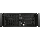 iStarUSA D Storm Series 4 RU Compact Stylish Rackmountable Chassis (Red Bezel)