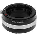FotodioX Lens Mount Adapter for Nikon G-Type F-Mount Lens to Canon EOS M Camera