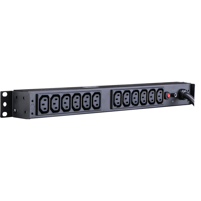 CyberPower PDU20BHVT12R Basic Series 1 RU 12-Rear-Outlet PDU