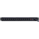 CyberPower PDU20BHVT12R Basic Series 1 RU 12-Rear-Outlet PDU