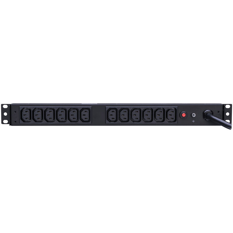 CyberPower PDU20BHVT12R Basic Series 1 RU 12-Rear-Outlet PDU