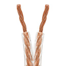 Cmple 12 AWG Compact Speaker Wire Cable (Clear, 100')