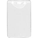 IDP Clear Vertical Badge Holder (100-Pack)