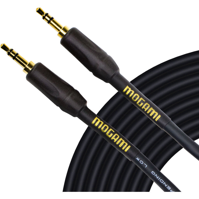 Mogami Gold 3.5mm TRS Male to 3.5mm TRS Male Stereo Audio Cable (15')