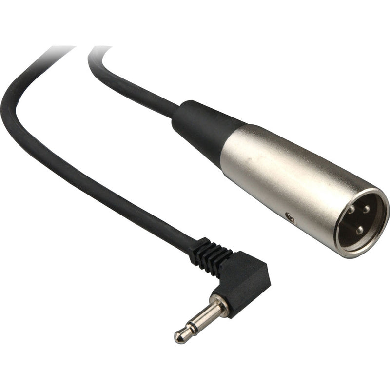 Hosa Technology 3.5mm Mini Angled Male to XLR Male Cable - 5'
