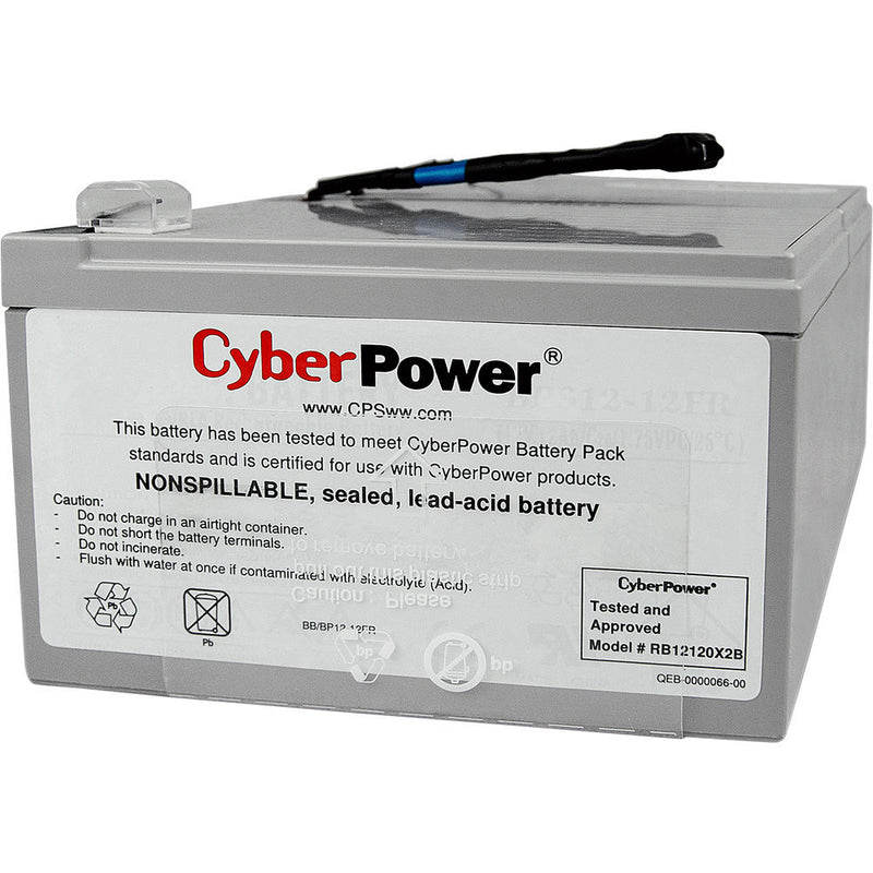 CyberPower RB12120X2B UPS Replacement Battery Cartridge