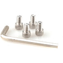 CAMVATE 1/4"-20 Hex Socket Head Adapter Set for Baseplates (4-Pack)