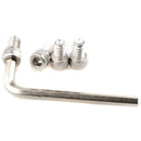 CAMVATE 1/4"-20 Hex Socket Head Adapter Set for Baseplates (4-Pack)