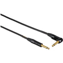 Mogami Gold Instrument Straight 1/4" Male to Right-Angle 1/4" Male Instrument Cable (6')