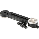 CAMVATE Adjustable Extension Arm with Rosette Mounts (Black Levers)