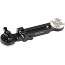 CAMVATE Adjustable Extension Arm with Rosette Mounts (Black Levers)