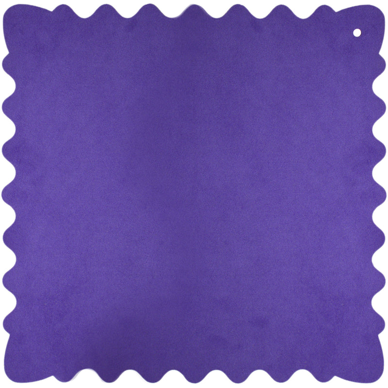 Bluestar Ultrasuede Cleaning Cloth (Purple, Large, 12 x 12")