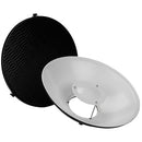 FotodioX Pro Beauty Dish Kit with 50-Degree Honeycomb Grid for Bowens Gemini Flash Heads (16")
