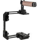 CAMVATE Standard Cage Kit with Manfrotto QR Baseplate for Select DSLR Cameras