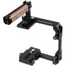 CAMVATE Standard Cage Kit with Manfrotto QR Baseplate for Select DSLR Cameras